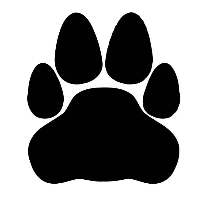 660x660 Cat Paw Silhouette