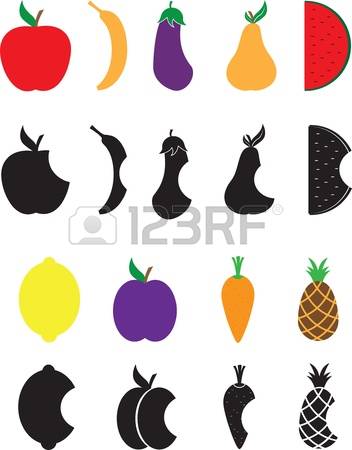 352x450 Color Silhouette Clipart