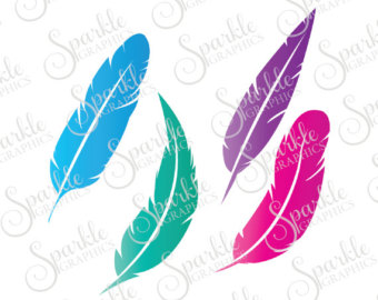 340x270 Feather Silhouette Etsy