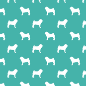 173x173 Pug Silhouette