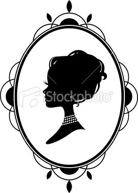 272x380 A Woman Cameo With A Pearl Necklace And Earrings. Would Work Well