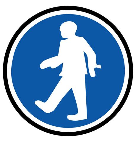 460x480 Pedestrian Signs