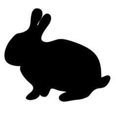 236x236 Easter Bunny Clip Art, Rabbit Clipart, Bunny Silhouette Clipart