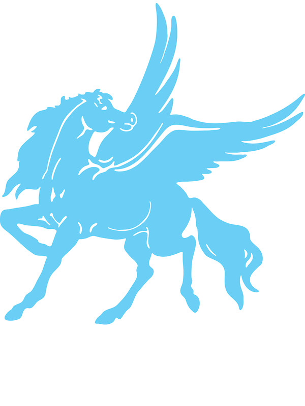 600x800 Pegasus Silhouette Stickers By Kimberlymarie Redbubble
