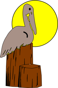 Pelican Silhouette Clip Art