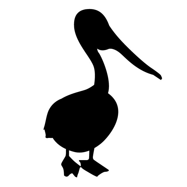 640x640 Pelican Clipart Silhouette Many Interesting Cliparts