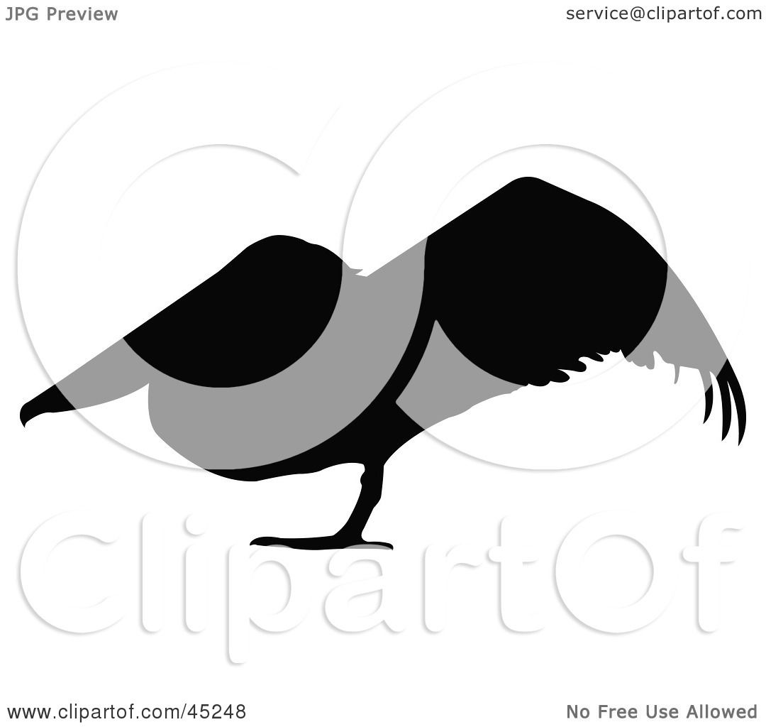 1080x1024 Royalty Free (Rf) Clipart Illustration Of A Profiled Black Resting