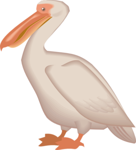 273x300 Digital Pelican Art Clip Art