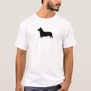 307x307 Corgi Silhouette T Shirts Amp Shirt Designs Zazzle