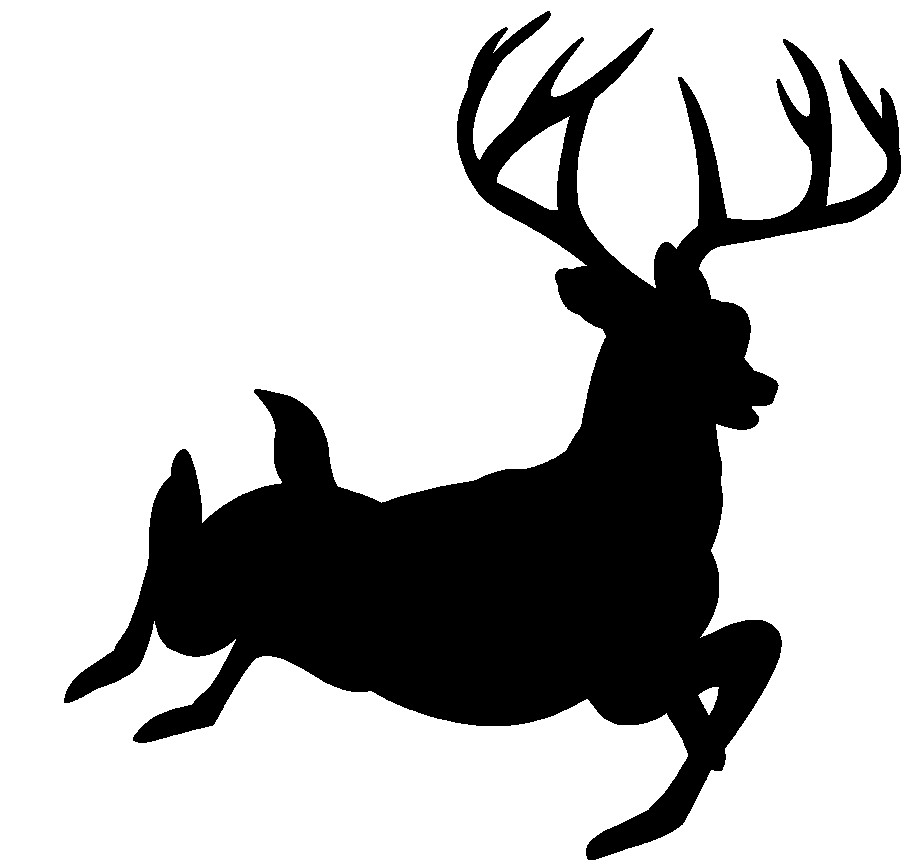 920x868 Wildlife Clipart Deer Silhouette Pencil And In Color