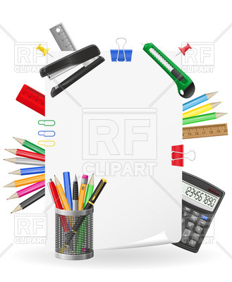 329x400 Stationery (Office Supplies) Icons Royalty Free Vector Clip Art