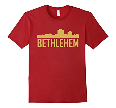 385x360 Bethlehem Pennsylvania Skyline Silhouette T Shirt