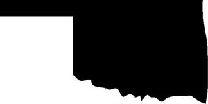 300x150 Oklahoma State Vinyl Decalsticker Silhouette Ok Ebay