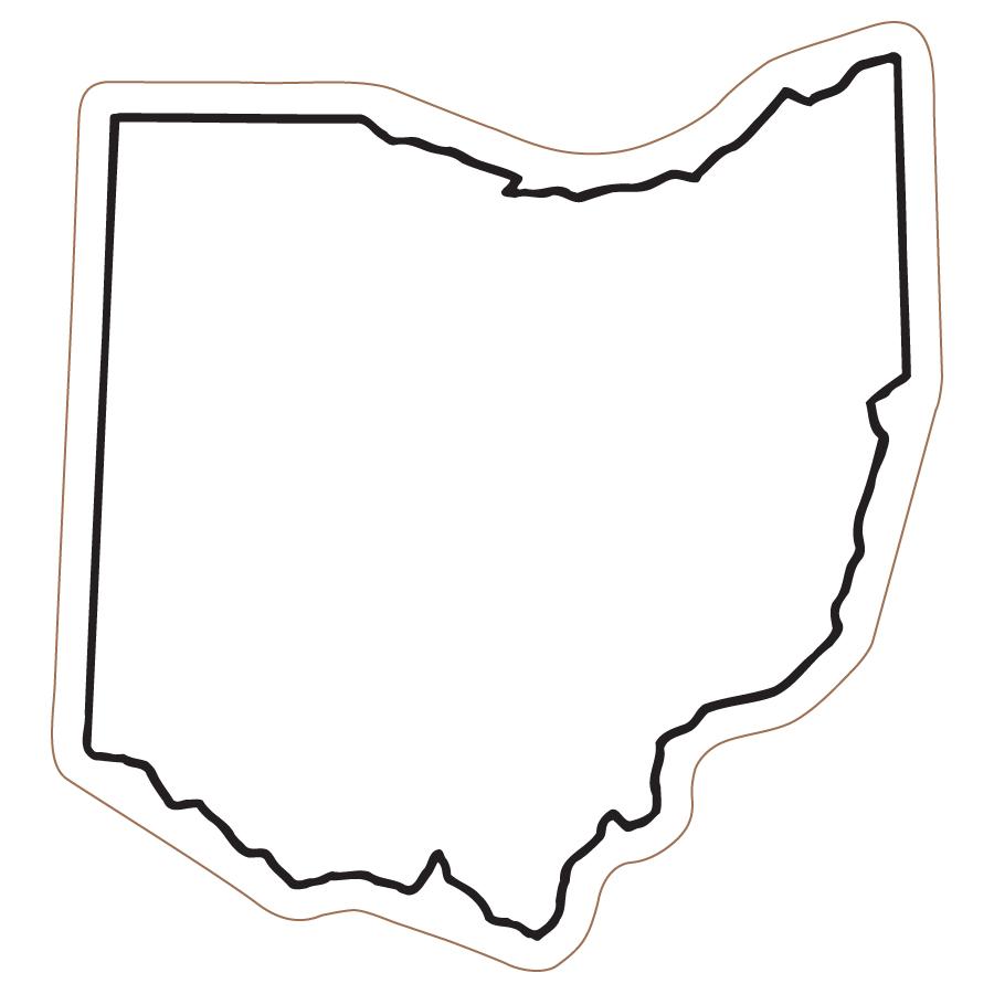 900x900 State Of Ohio Outline Clip Art