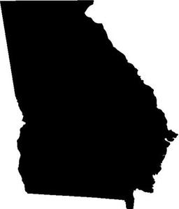 256x300 Georgia State Vinyl Decalsticker Silhouette Ebay