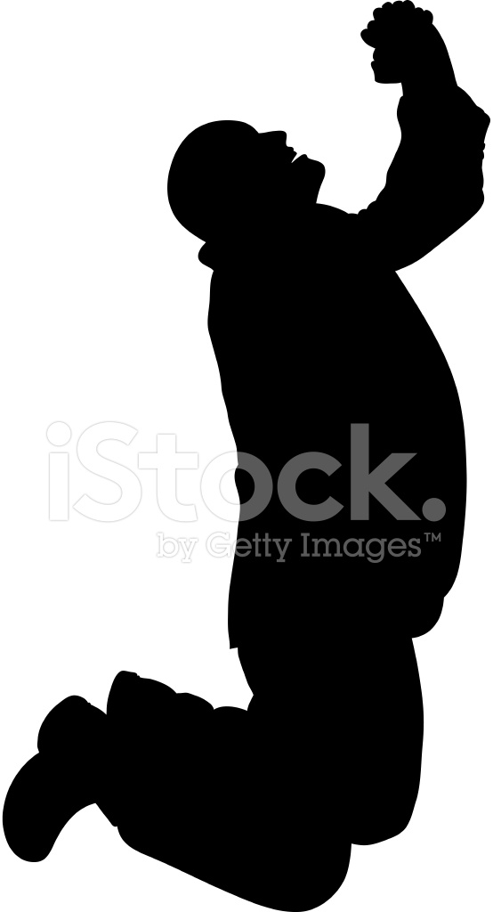 554x1024 Praying Man Silhouette Stock Vector