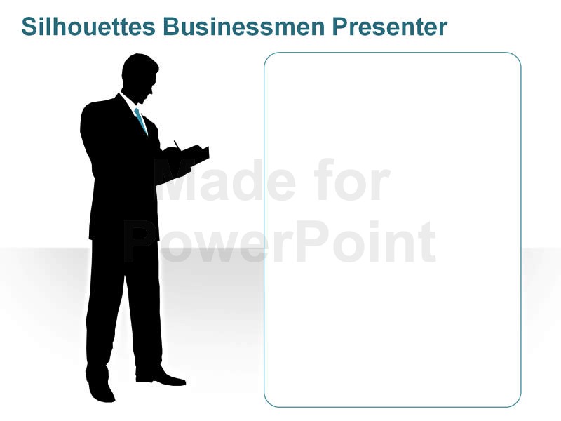 800x600 Silhouettes Business Men Presenter