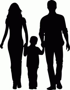 234x300 Man And Woman Silhouette Clip Art Couple Clipart Image