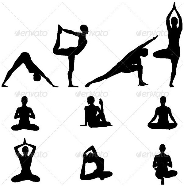 600x610 Best Premium Yoga Position Vectors For Download Free