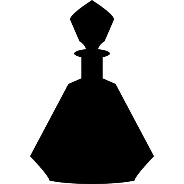 626x626 Perfume Bottle With Geometric Edges Icons Free Download