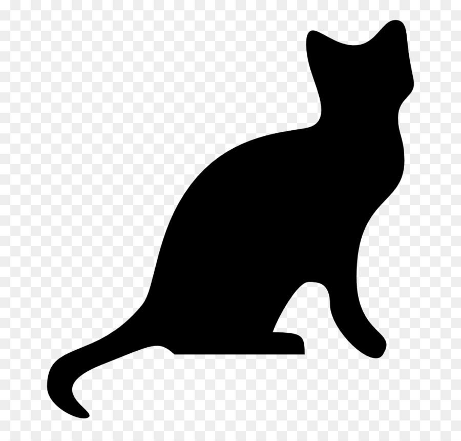 900x860 Black Cat Silhouette Clip Art