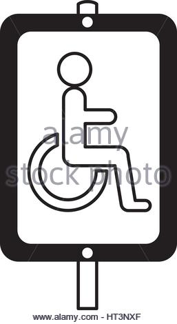 257x470 Disable Person In Wheelchair Silhouette Stock Vector Art