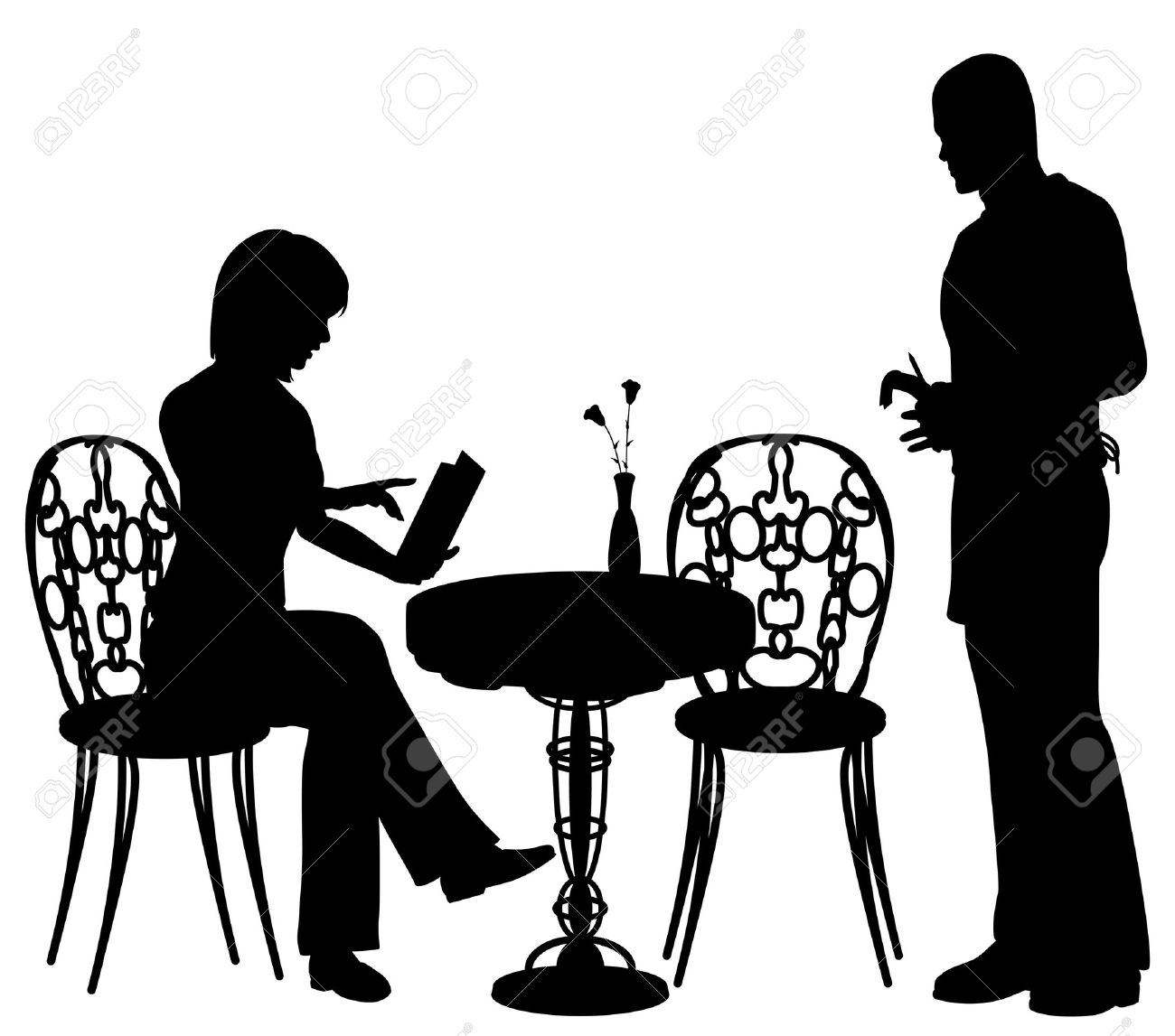 1300x1147 Black People Restaurant Clipart