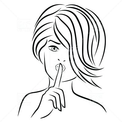 400x400 Person Outline Png Kids Coloring Person Silhouette Free Download