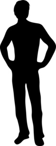 116x300 Man Standing Clipart Clipart Panda