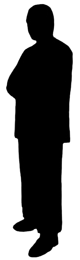 262x853 Silhouettes Of People