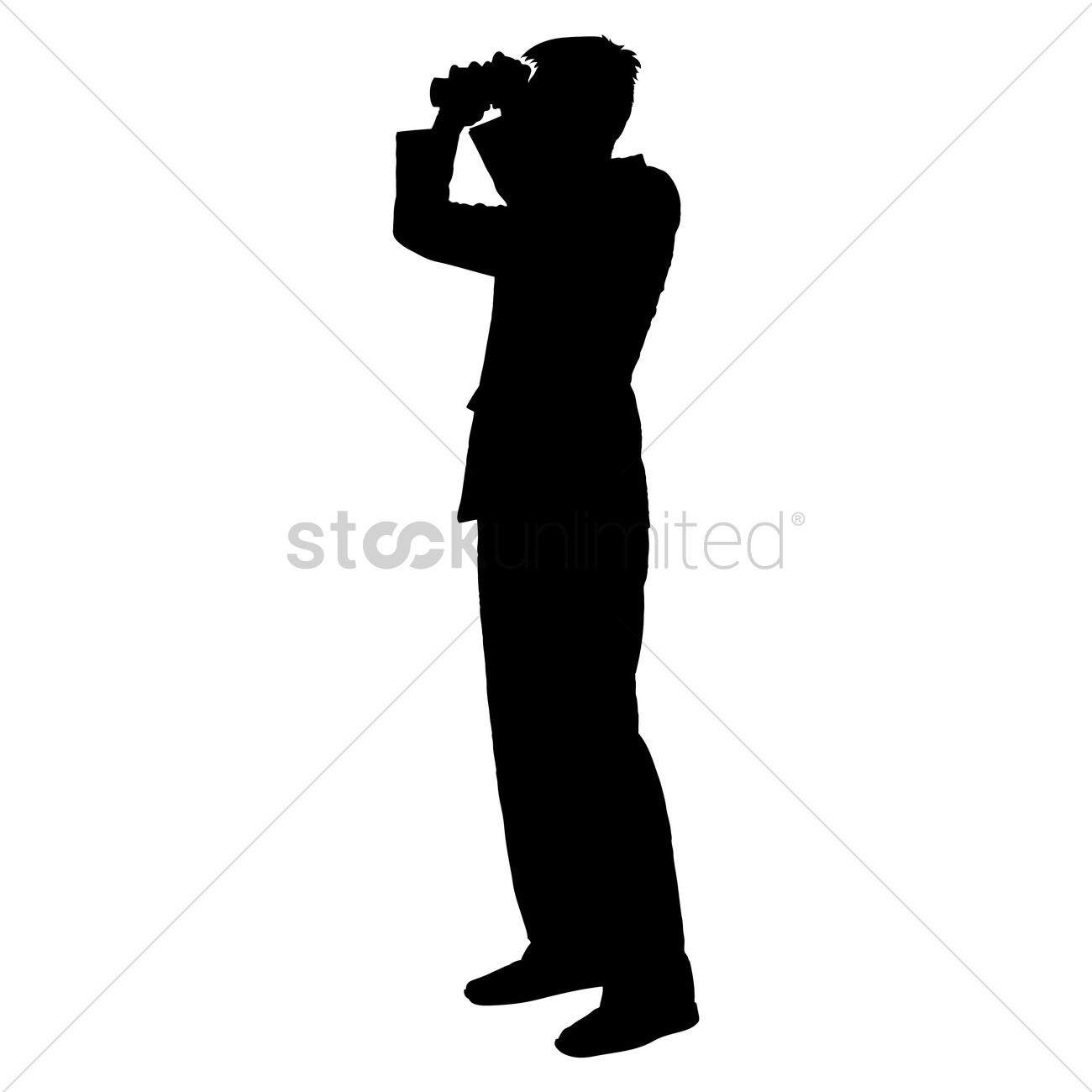 1300x1300 Silhouette Of A Man Vector Image
