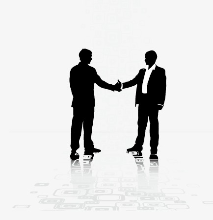 434x449 Silhouette Figures, Business, Silhouette Vector Png And Vector