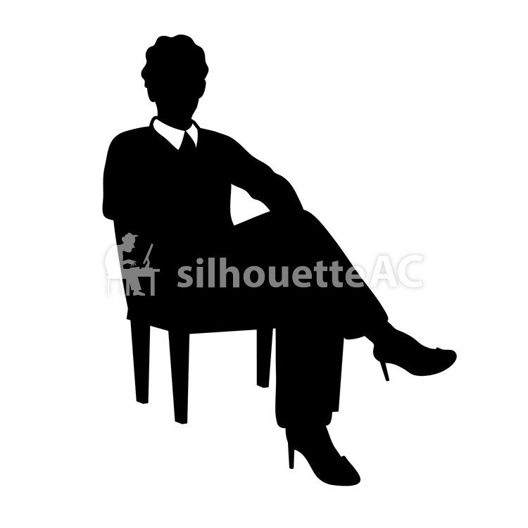 750x750 Free Silhouettes Office Worker