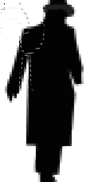 298x608 Man, Gentleman, Being, Hat, Cap, Person, Walking, Silhouette