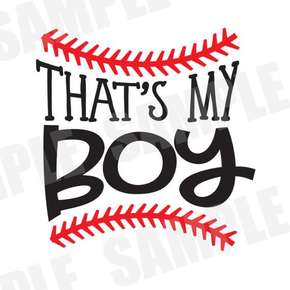 570x570 Svg Dxf Commercialpersonal Use Baseball That's My Boy Silhouette