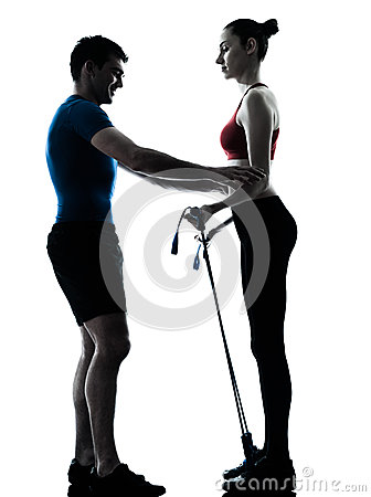 336x450 Personal Trainer Silhouette Clipart