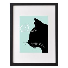 236x236 Modern Pet Portrait Custom Silhouette Black And White Or Color