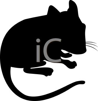 339x350 Animal Silhouette Of A Pet Hamster