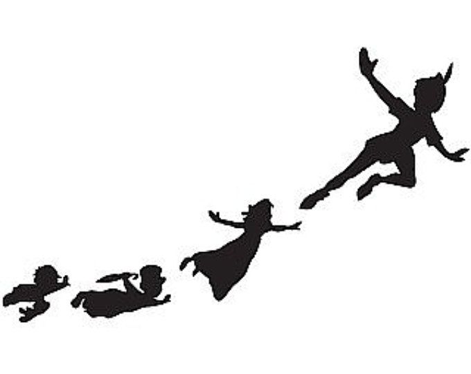 680x540 Peter Pan Und Wendy Kinder Fliegen Kunst Buchen Print A4 Peter