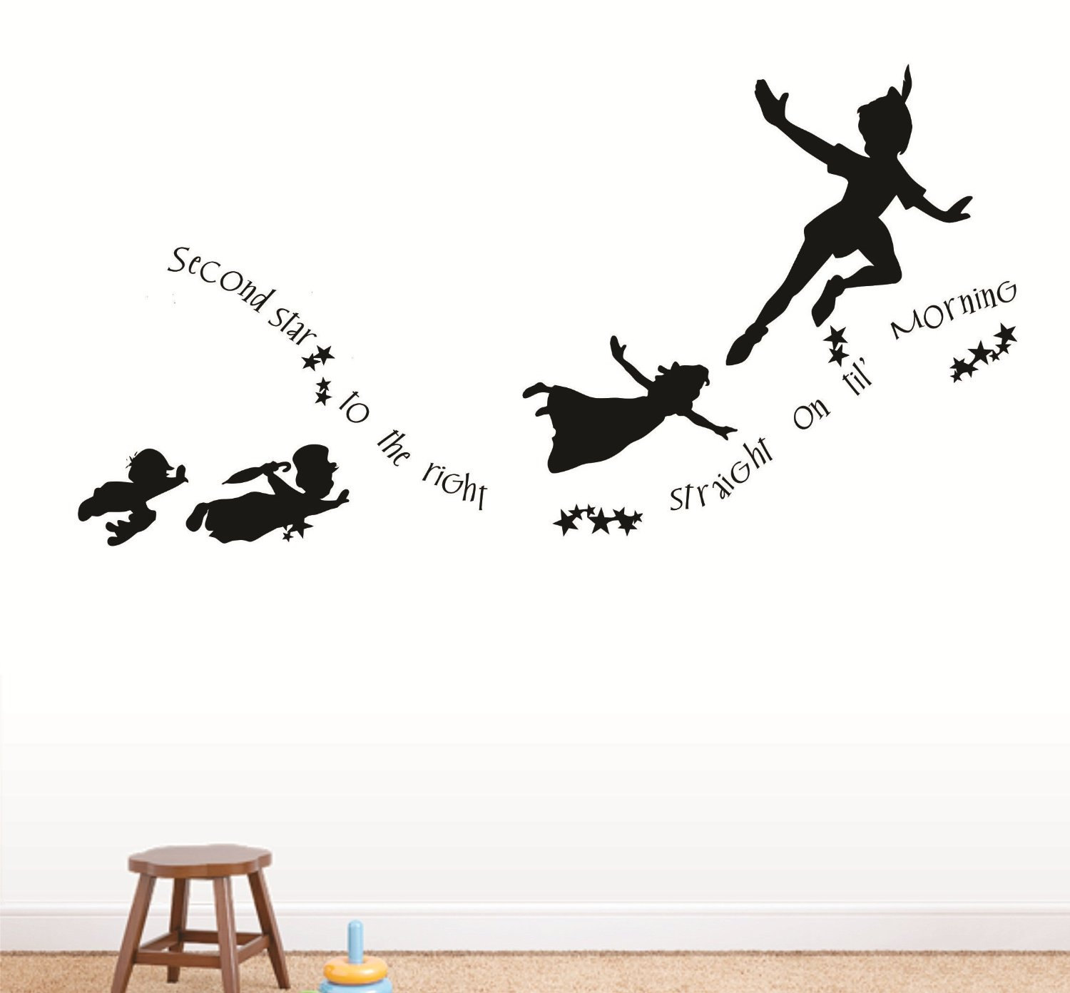 1500x1392 Peter Pan Flying Clipart