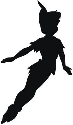 236x402 Peter Pan Silhouette Peter Pan And Tinkerbell Baby Shower