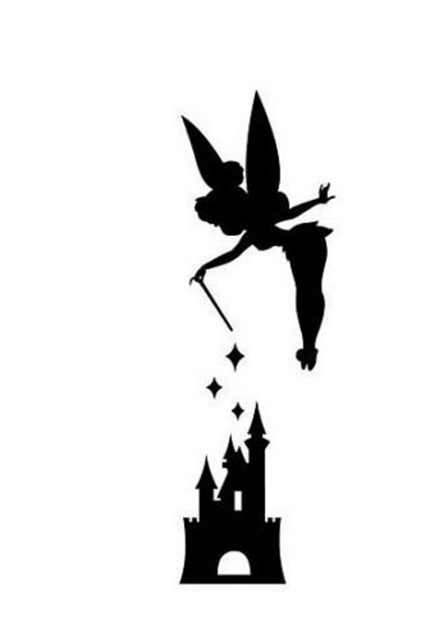 840x1245 Disney Peter Pan Tink Tinkerbell Castle