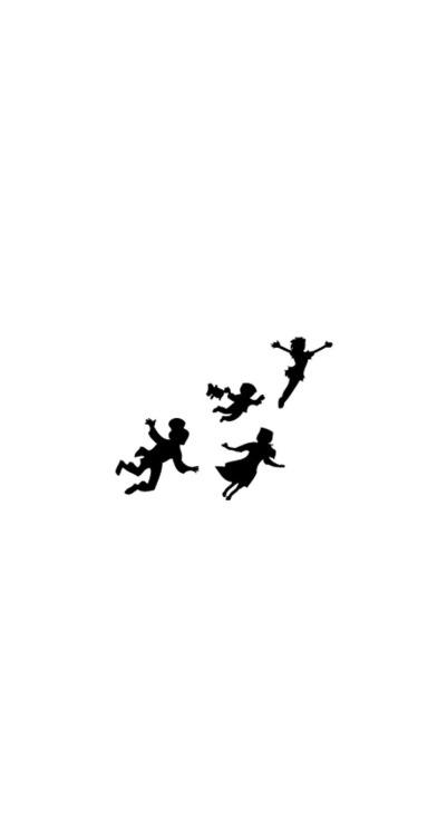 401x750 Peter Pan Shadow Clipart