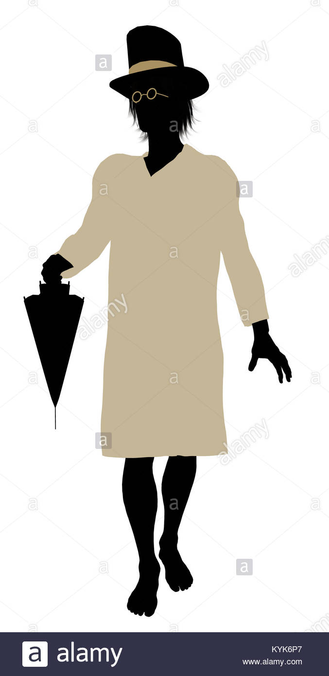 677x1390 John Of Peter Pan Illustration Silhouette On A White Background