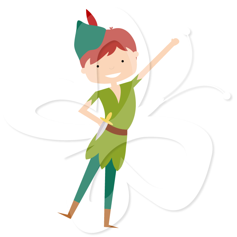 801x800 Peter Pan, Wendy And Captain Clipart Panda