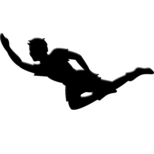 500x500 Shadow Clipart Peter Pan 3893886