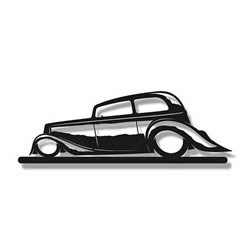 248x248 Genuine Hotrod Silhouette Signs 9194