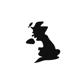 256x256 United Kingdom Black Country Map Shape Pngicoicns Free Icon