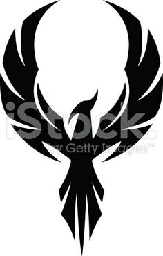 236x370 Phoenix Vector. Classic Style. Free Vector Dark Design