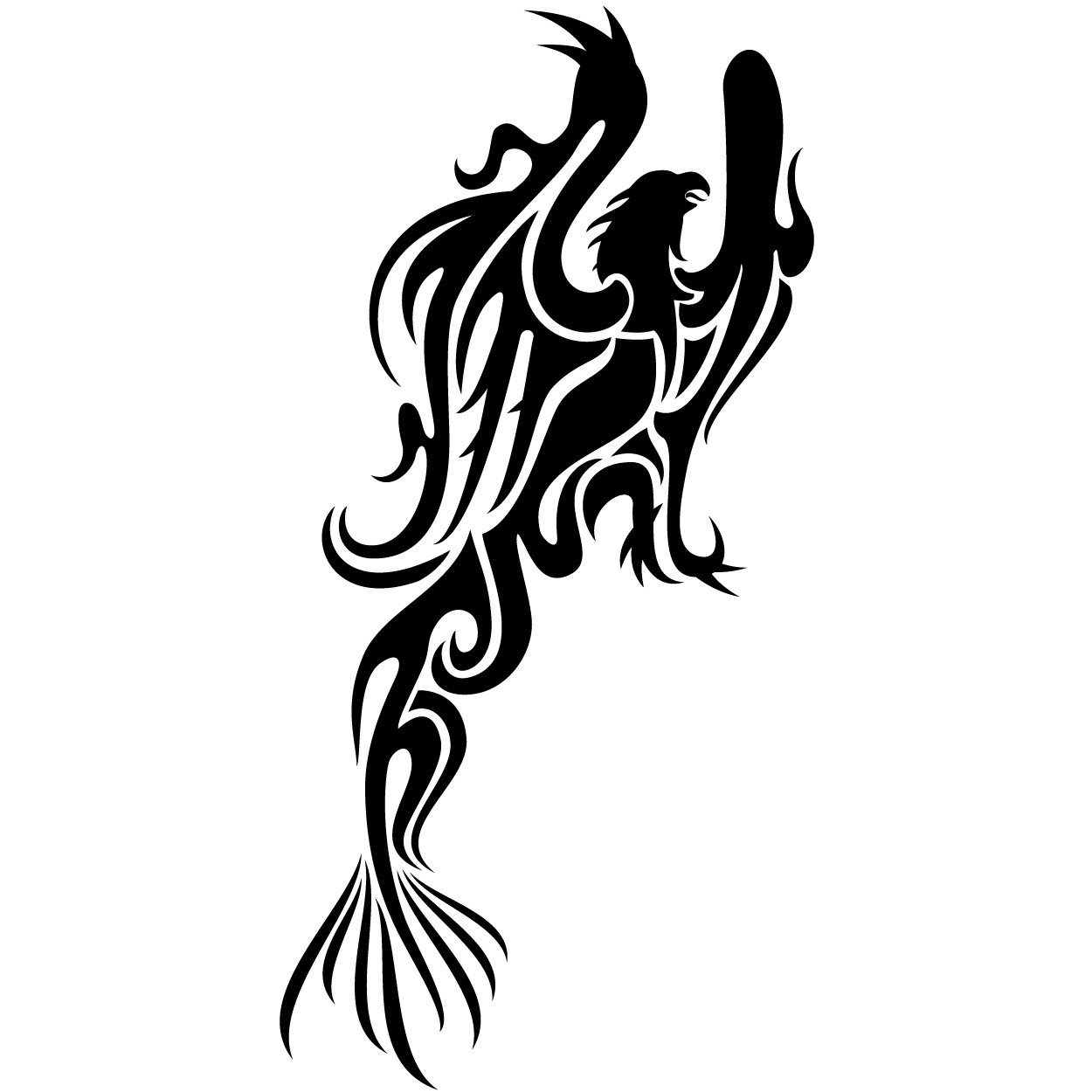 Phoenix Silhouette at GetDrawings.com | Free for personal use Phoenix